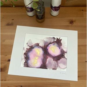 New Original Signed Artwork Alcohol Ink on Paper
